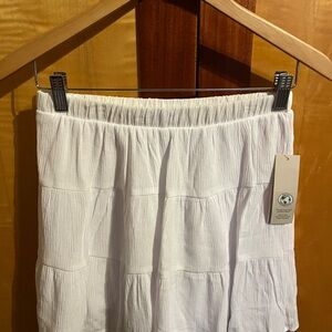 No Boundaries White Skirt